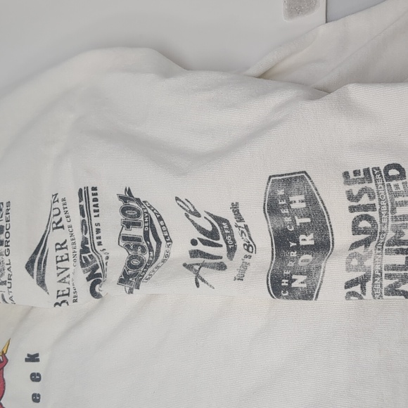 Cherry Creek Sneak Colorado 2003 Sponsors Vintage Long Sleeve T-shirt Size Large - Picture 6 of 9